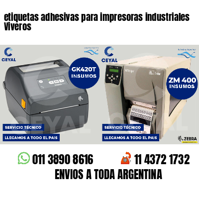 etiquetas adhesivas para impresoras industriales Viveros