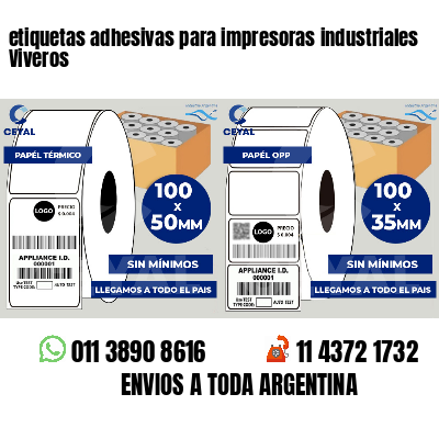 etiquetas adhesivas para impresoras industriales Viveros