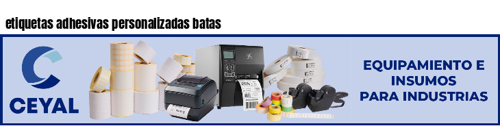 etiquetas adhesivas personalizadas batas