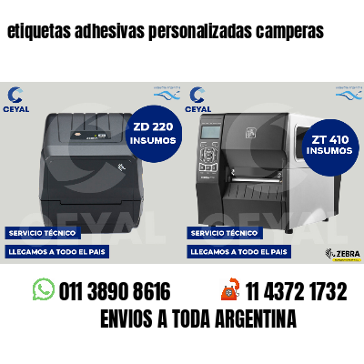 etiquetas adhesivas personalizadas camperas
