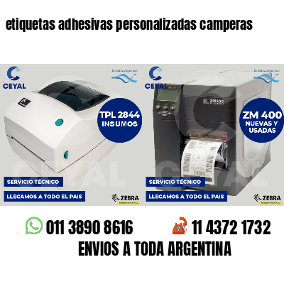 etiquetas adhesivas personalizadas camperas
