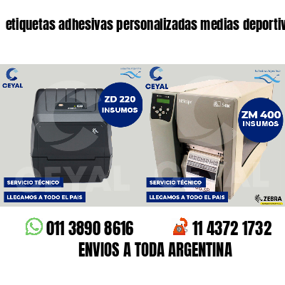 etiquetas adhesivas personalizadas medias deportivas