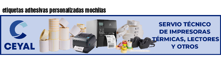 etiquetas adhesivas personalizadas mochilas