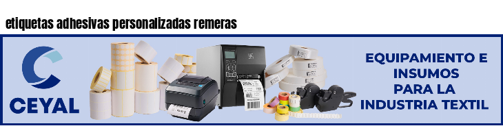 etiquetas adhesivas personalizadas remeras