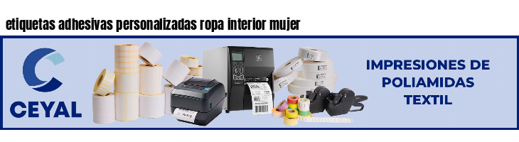 etiquetas adhesivas personalizadas ropa interior mujer