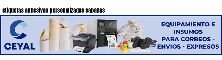 etiquetas adhesivas personalizadas sabanas