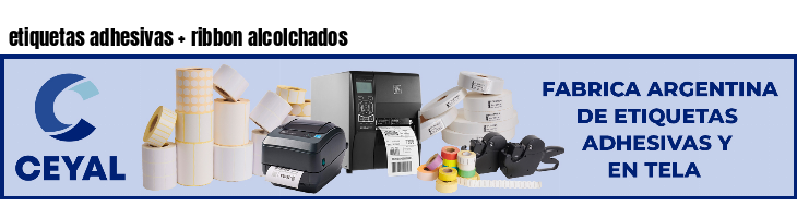 etiquetas adhesivas ribbon alcolchados