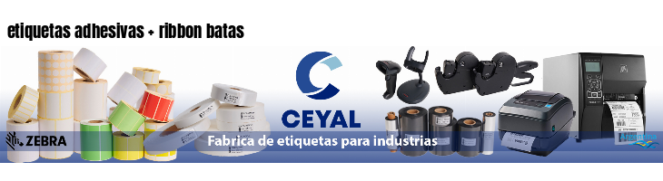etiquetas adhesivas   ribbon batas