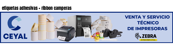 etiquetas adhesivas   ribbon camperas