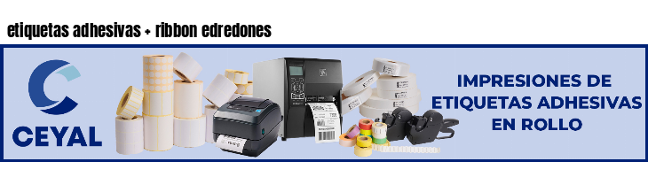 etiquetas adhesivas ribbon edredones