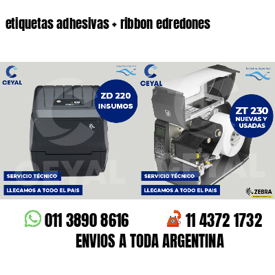 etiquetas adhesivas   ribbon edredones