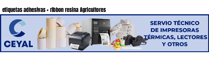 etiquetas adhesivas   ribbon resina Agricultores