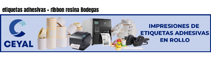 etiquetas adhesivas   ribbon resina Bodegas