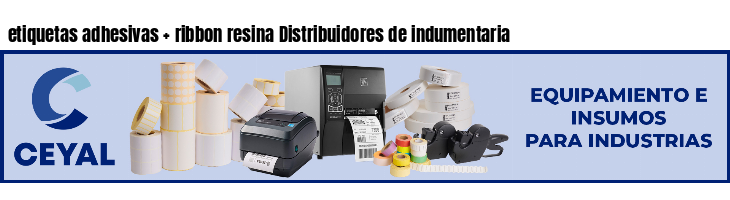 etiquetas adhesivas   ribbon resina Distribuidores de indumentaria