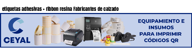 etiquetas adhesivas   ribbon resina Fabricantes de calzado