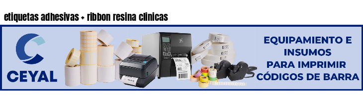 etiquetas adhesivas   ribbon resina clinicas