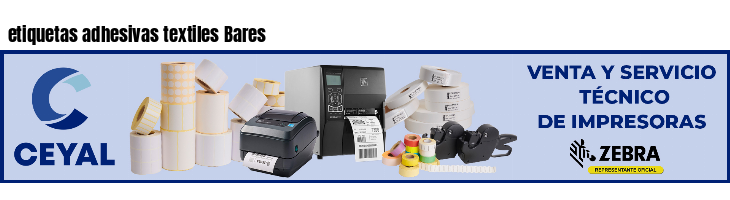 etiquetas adhesivas textiles Bares
