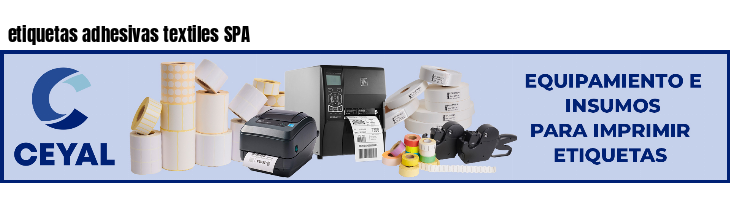 etiquetas adhesivas textiles SPA