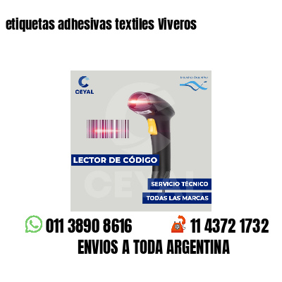 etiquetas adhesivas textiles Viveros