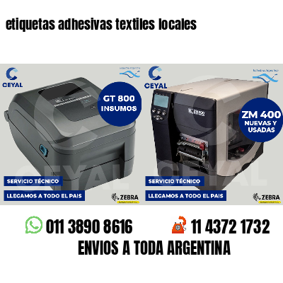 etiquetas adhesivas textiles locales