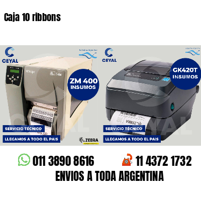 Caja 10 ribbons
