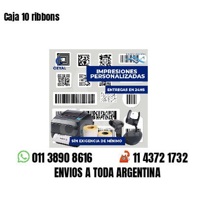 Caja 10 ribbons