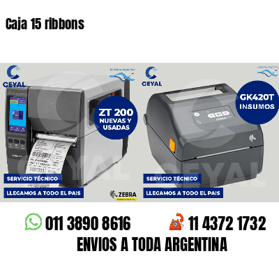Caja 15 ribbons