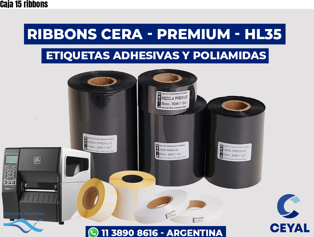 Caja 15 ribbons