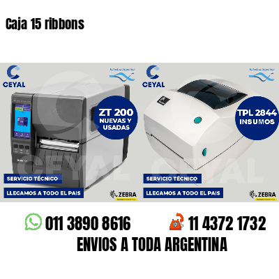Caja 15 ribbons
