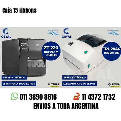 Caja 15 ribbons