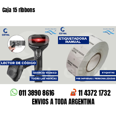 Caja 15 ribbons