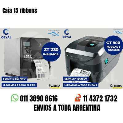 Caja 15 ribbons