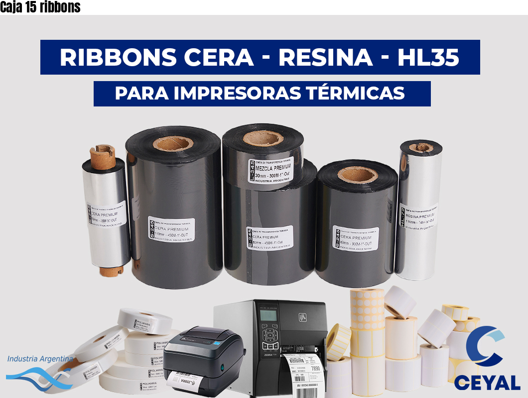 Caja 15 ribbons
