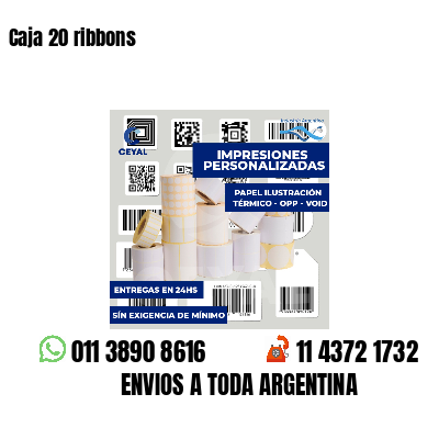 Caja 20 ribbons