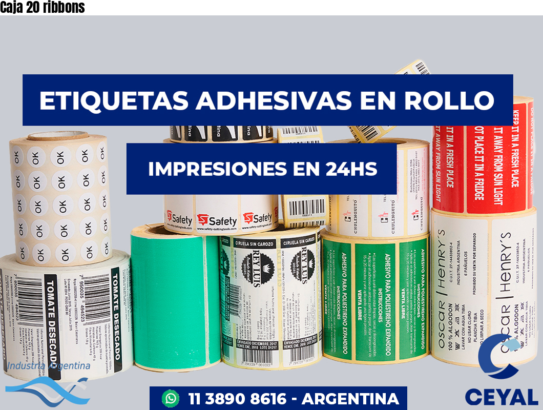 Caja 20 ribbons