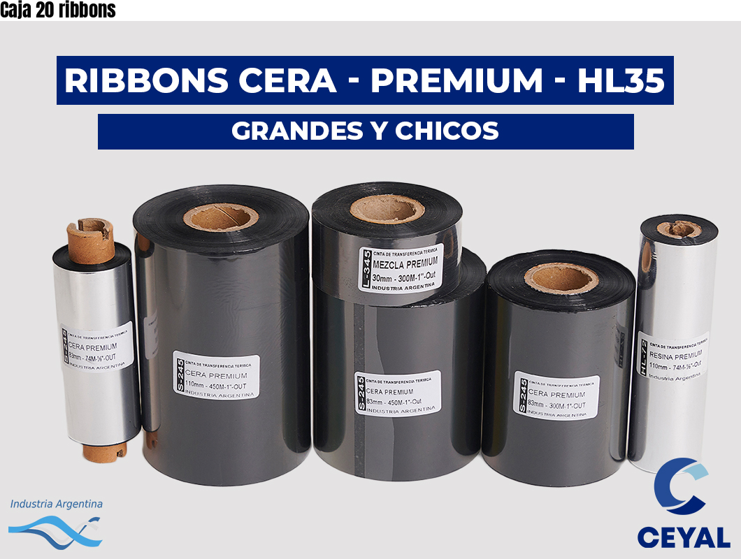 Caja 20 ribbons