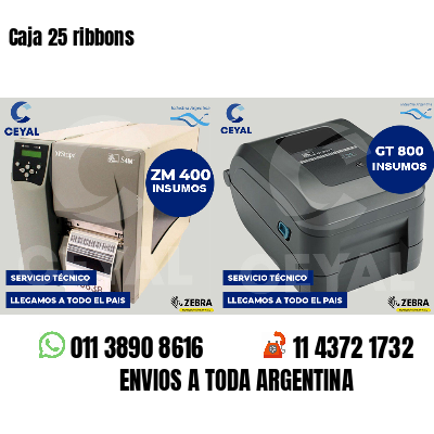 Caja 25 ribbons