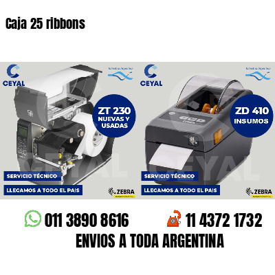 Caja 25 ribbons