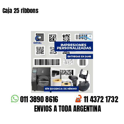 Caja 25 ribbons