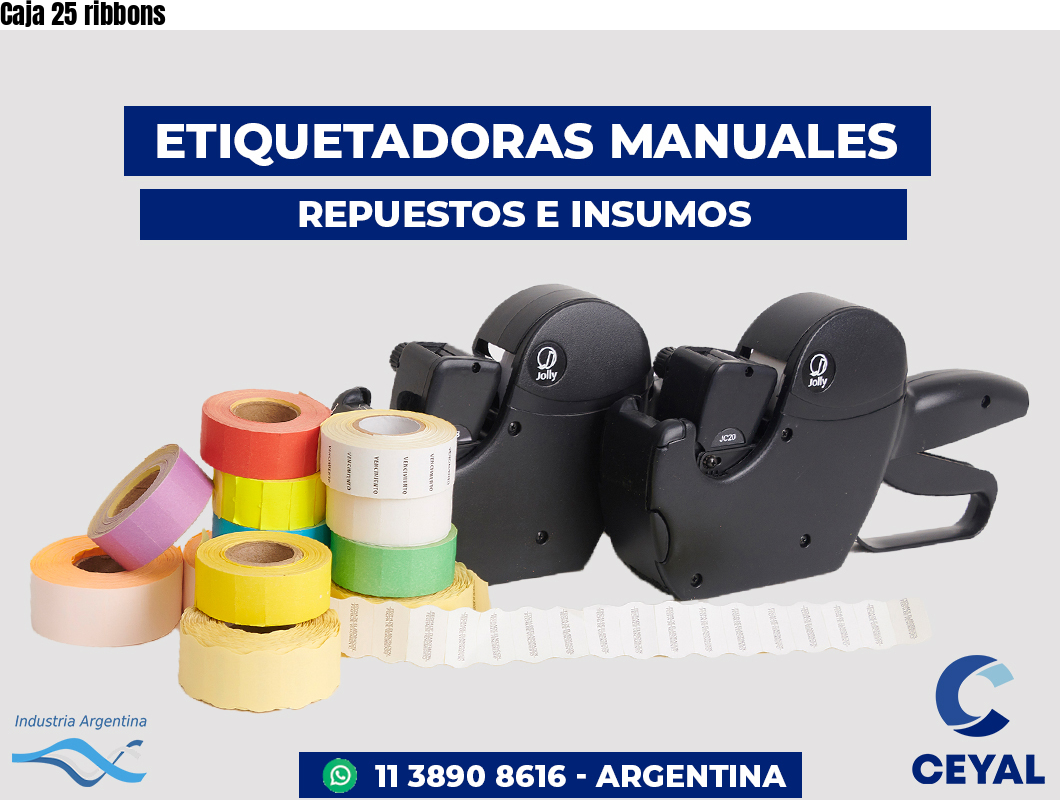 Caja 25 ribbons