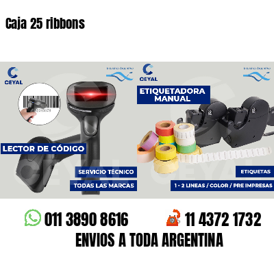Caja 25 ribbons