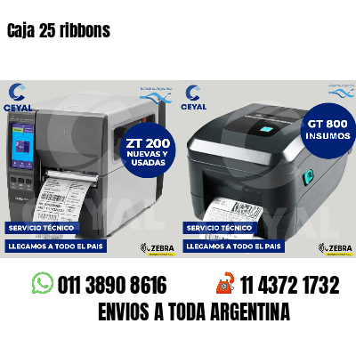 Caja 25 ribbons