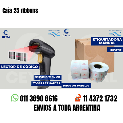 Caja 25 ribbons