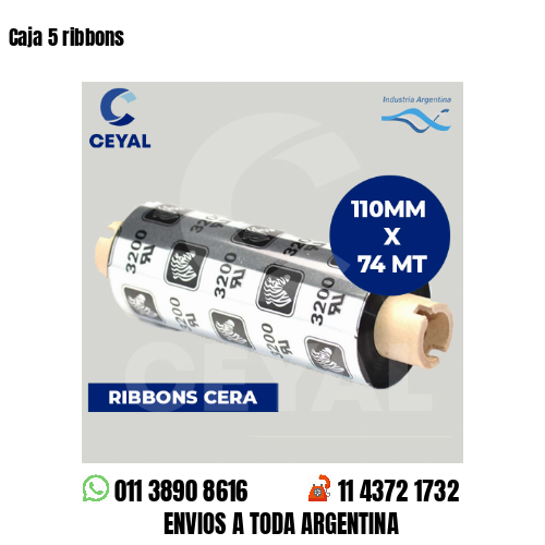 Caja 5 ribbons