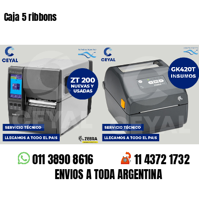 Caja 5 ribbons