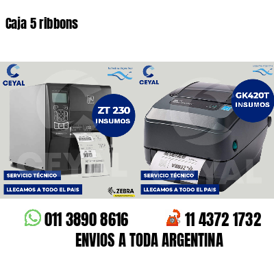Caja 5 ribbons