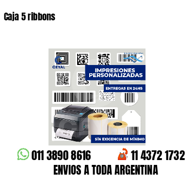 Caja 5 ribbons