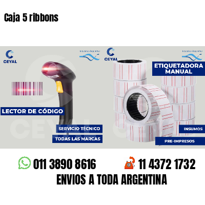 Caja 5 ribbons