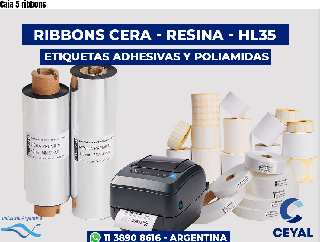 Caja 5 ribbons
