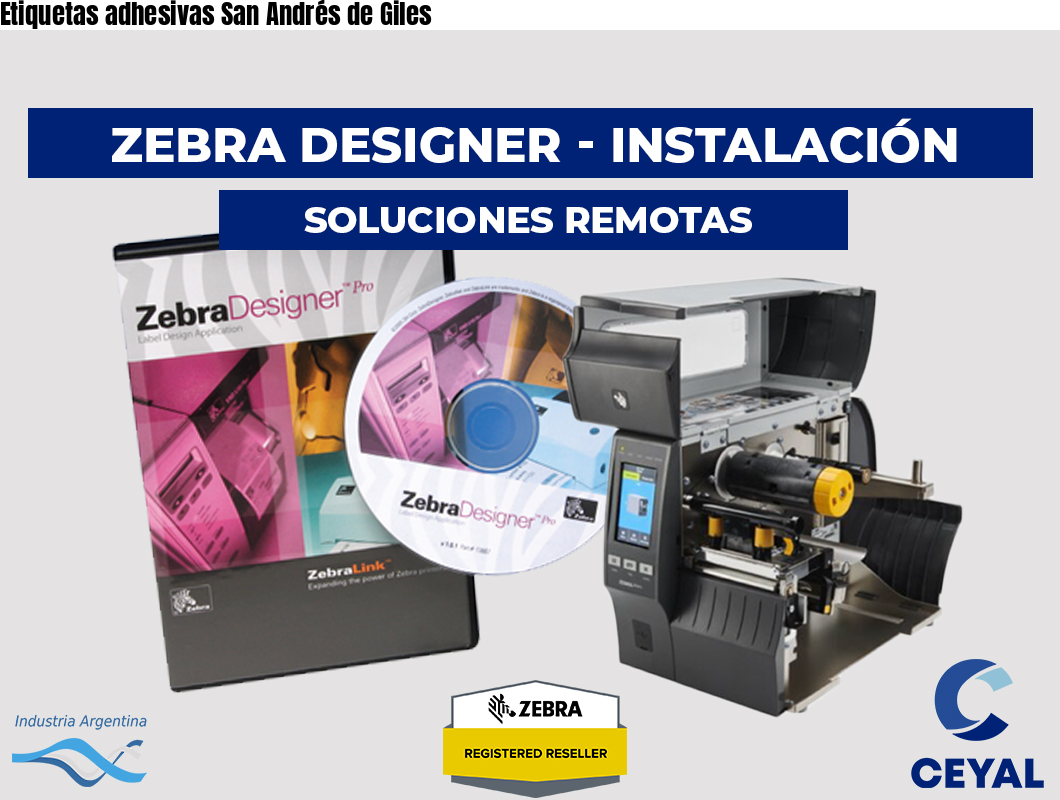 Etiquetas adhesivas San Andrés de Giles